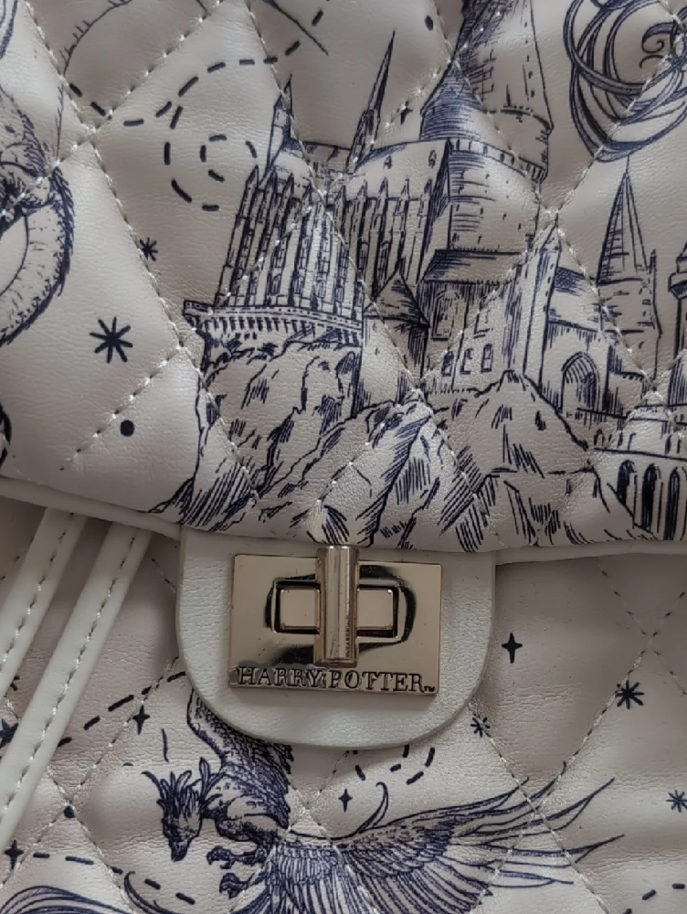 Harry Potter Quilted Icons Map Mini Backpack - Picture 2 of 14